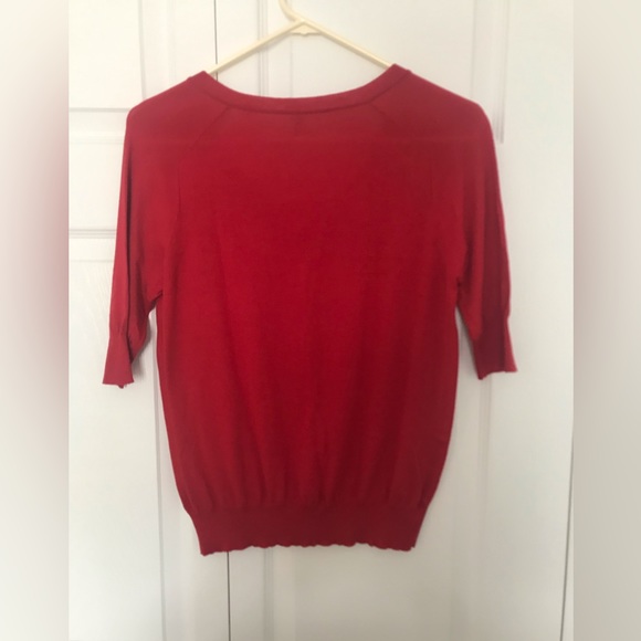 Vintage Hermes Cotton Silk Cardigan, sized 38 EUC - Picture 3 of 12